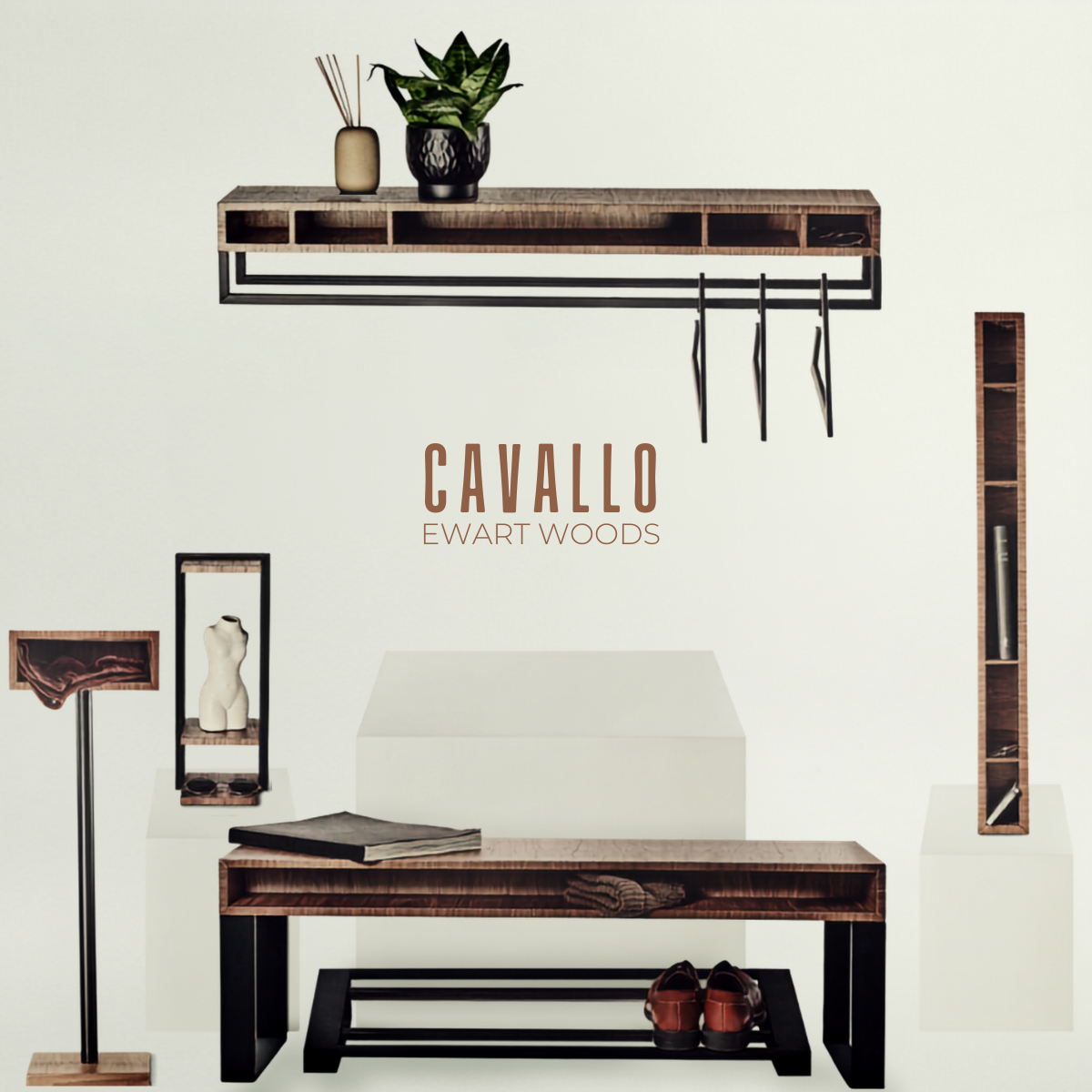 Shoe Rack Curved CAVALLO