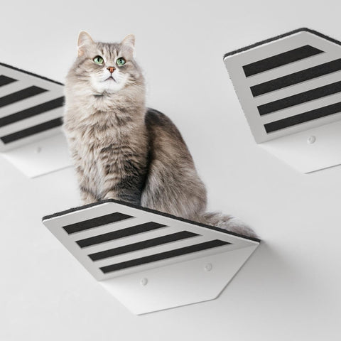 Wall mounted cat perch metal shelf floating cat seat bedroom living room
