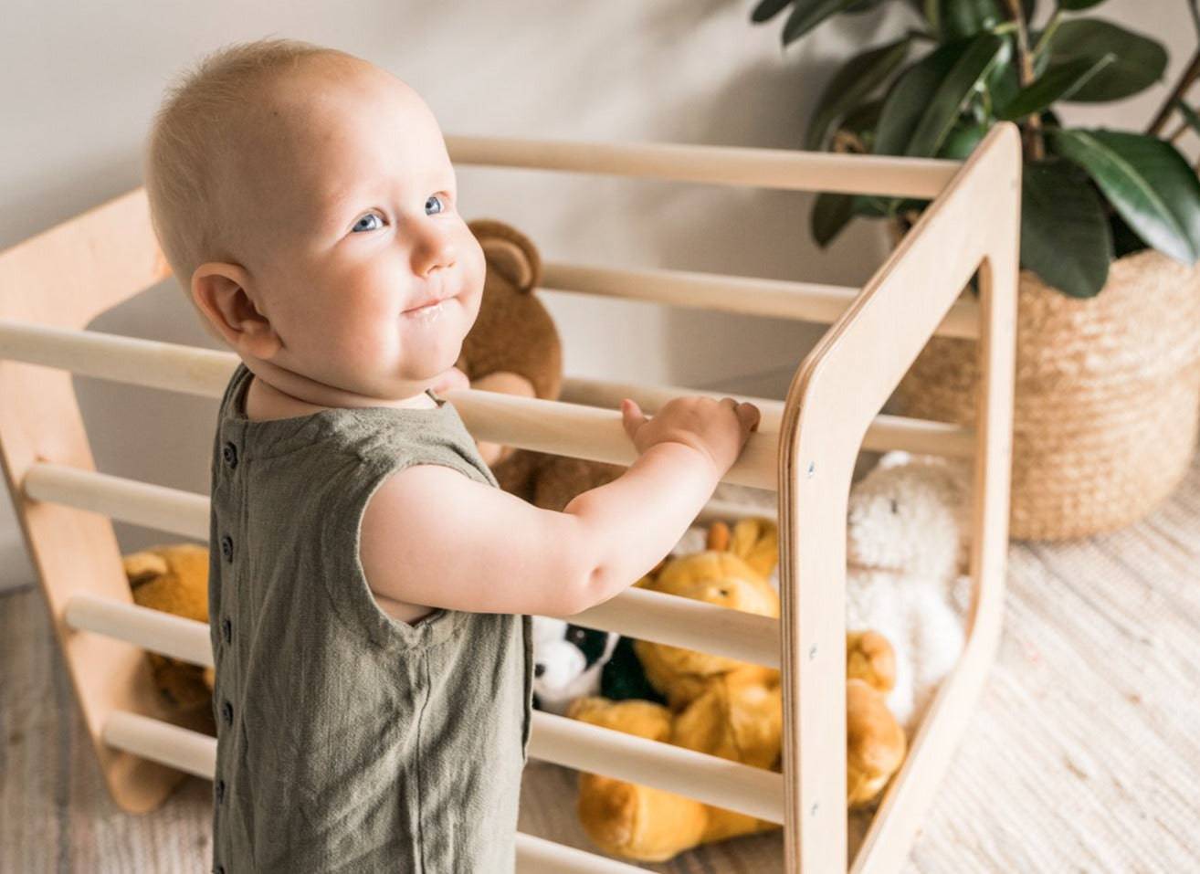 Toddler climbing bars frame (Square gym) - EWART WOODS