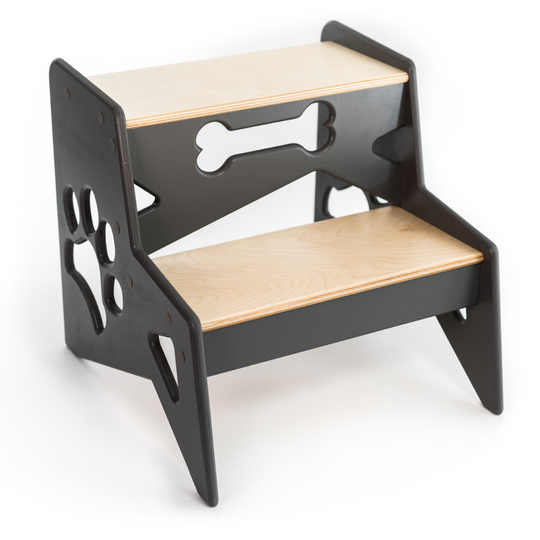 Wood Step Stool (Paws)