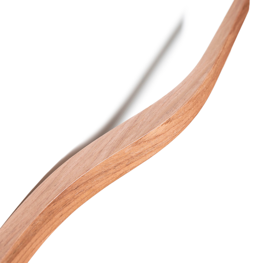 Wooden bathroom towel rack curve details