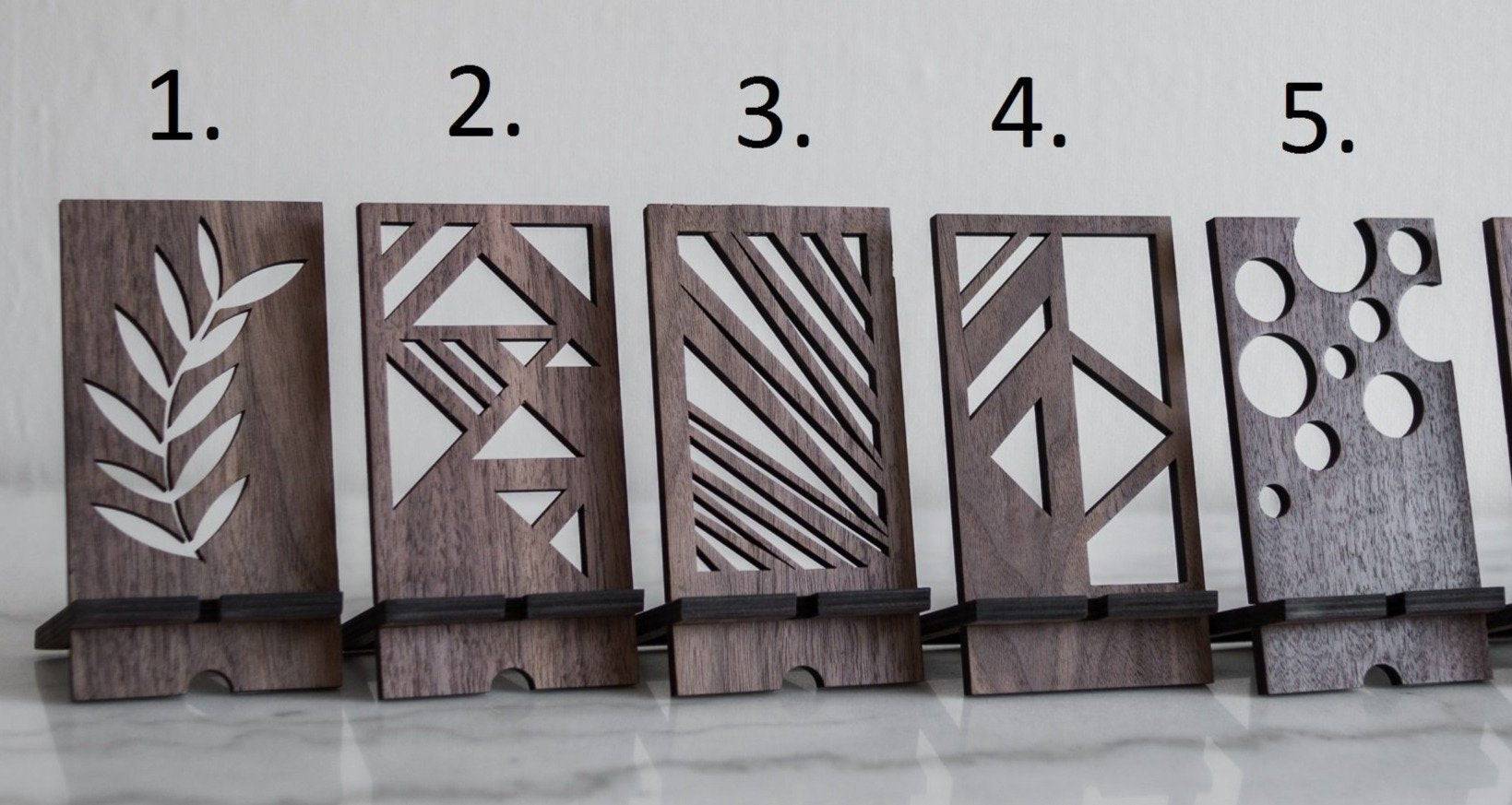 Wooden phone stand - EWART WOODS