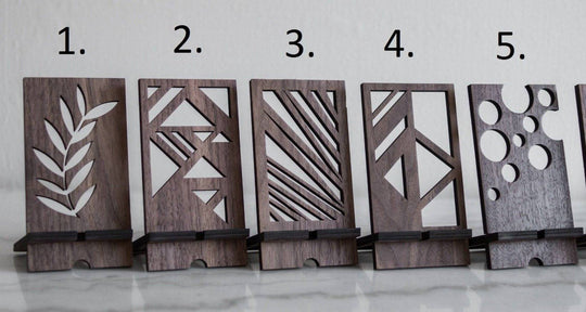 Wooden phone stand - EWART WOODS