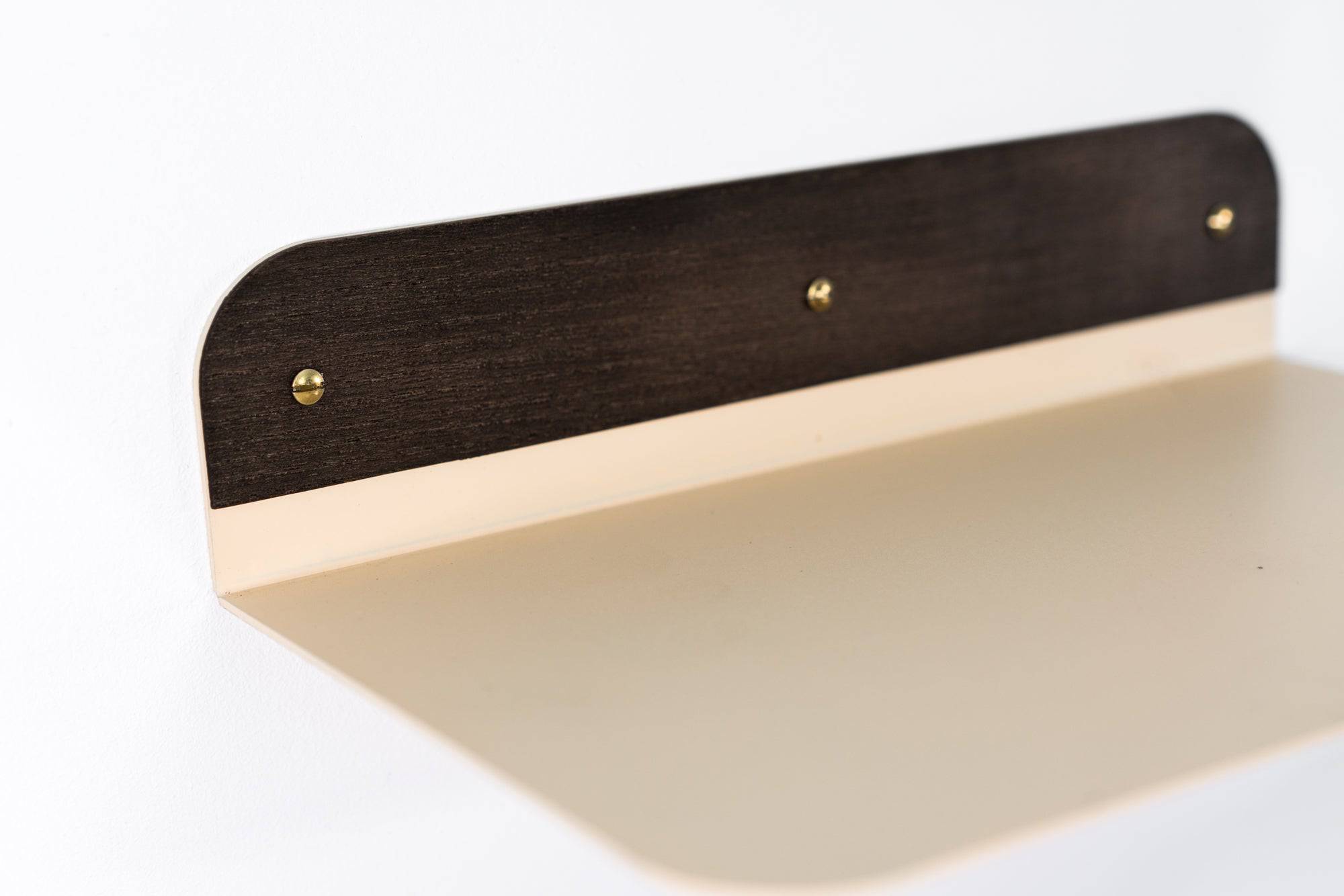 Wall hanging shelf with rounded edges - EWART WOODS