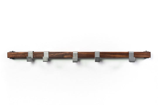 Wall hanger with 5 metal hooks - EWART WOODS