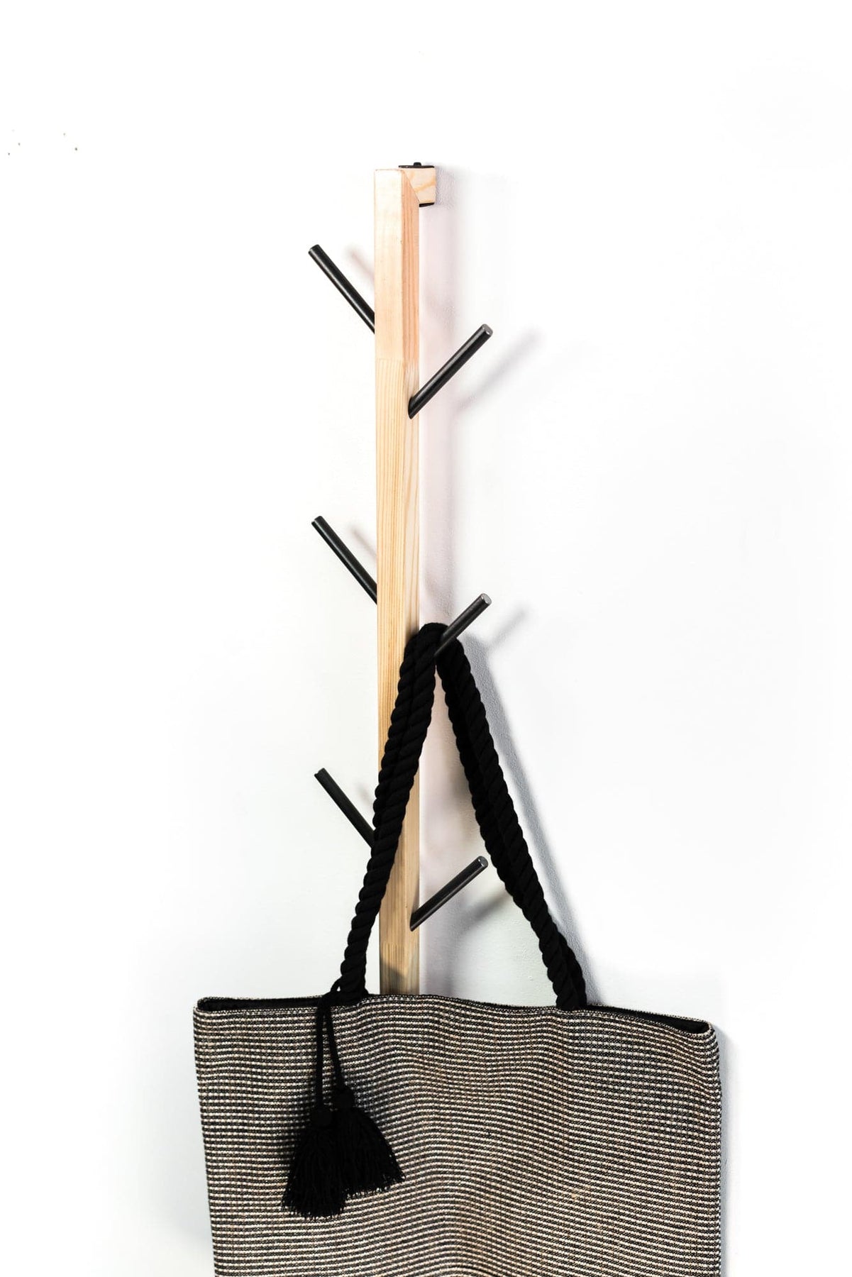 Wall hanger with metal hooks - EWART WOODS