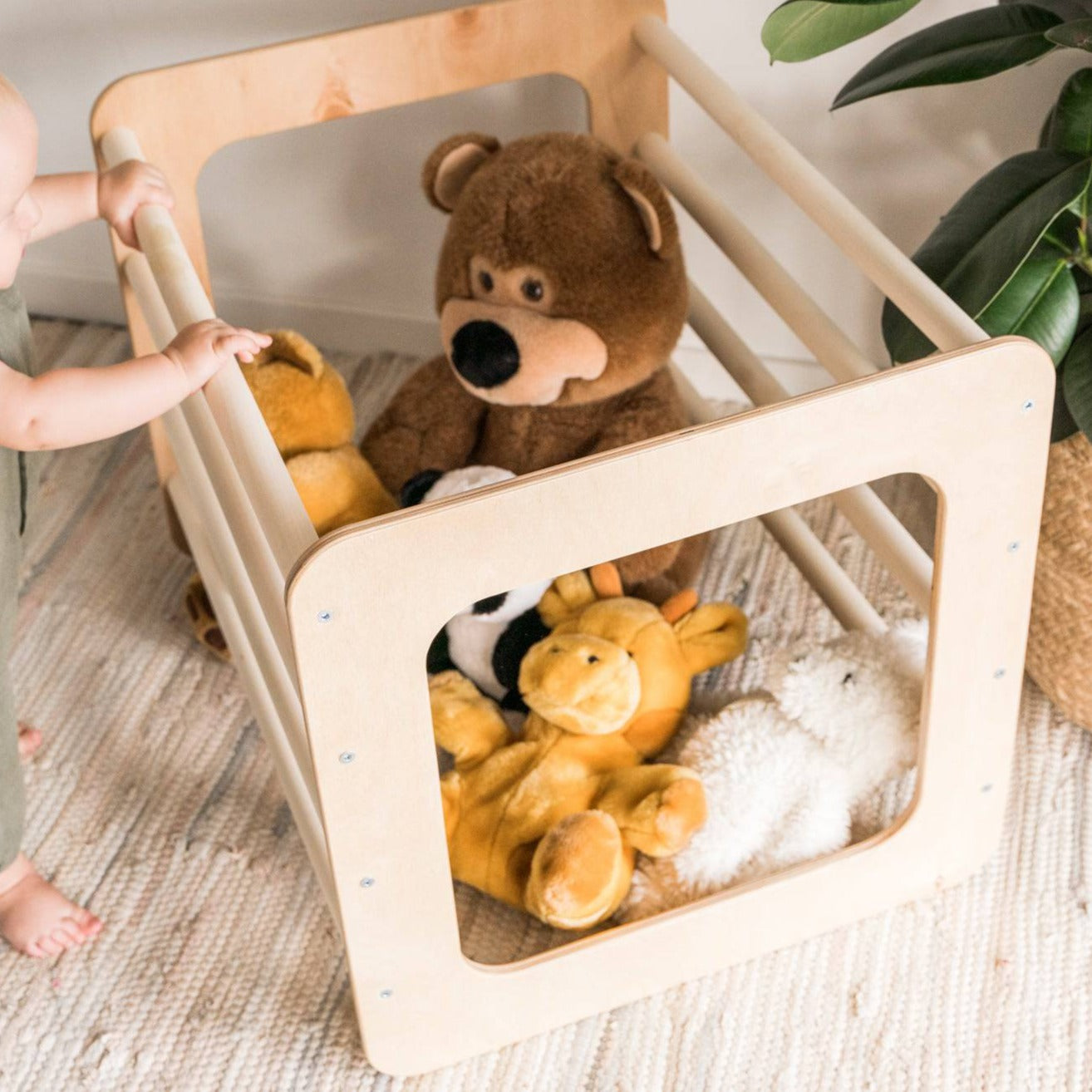 Toddler climbing bars frame  (Square gym) - EWART WOODS
